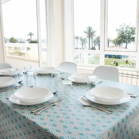 On The First Line Of Samil And With Frontal Views Of The Sea Apartment Vigo